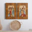 Rythme - ensemble de 2 peintures sur toile tendue-1991597181