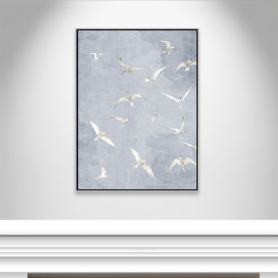 Flight Light Grey Print by Kimberly Allen