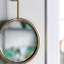 Miroir rond en fer