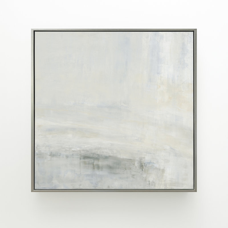 "Haven" par Carol Benson-Cobb, H 35,5 po x l 35,5 po, Argent argent