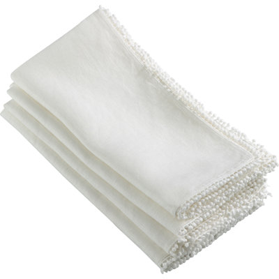 Serviette 20 po Trezza Pom Pom