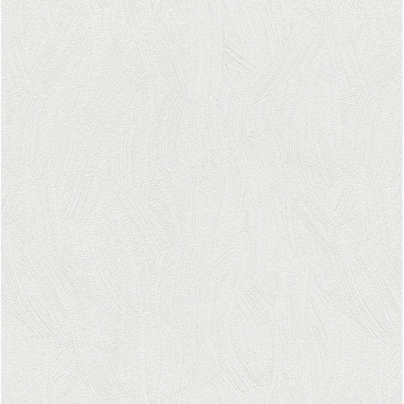 25m x 106cm 3D Embossed Semi-Gloss Wallpaper Roll