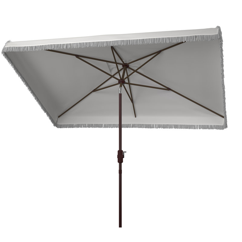 Parasol de marché rectangulaire 6,5 pi x 10 pi Keesee, Blanc