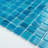 Premium Textured 0.9" X 0.9" Straight Edge Glass Mosaic Tile-108301300