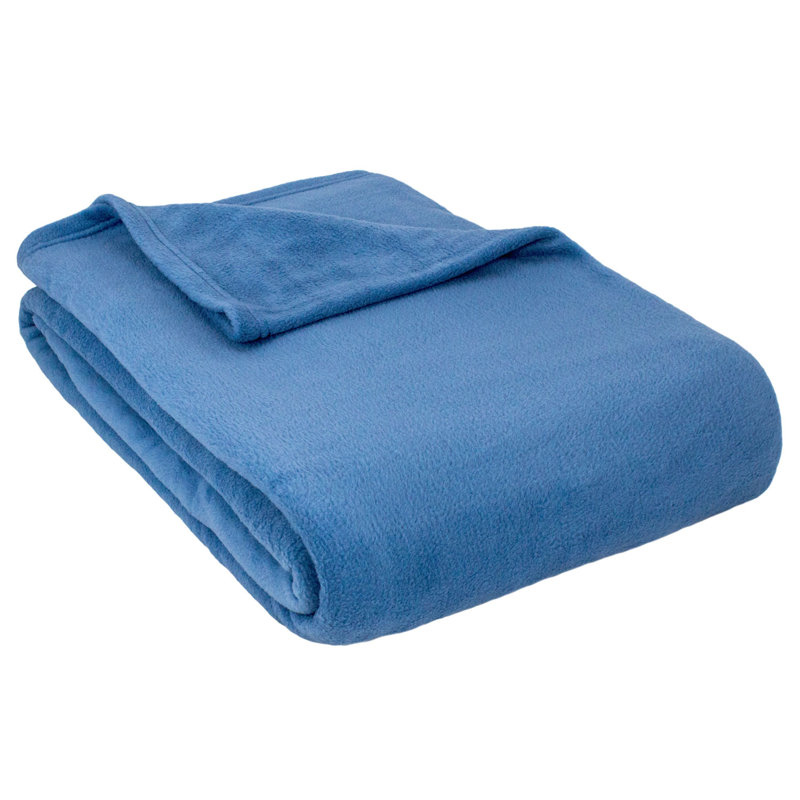 Couverture polaire Alta Hotel, Simple, Bleu marine