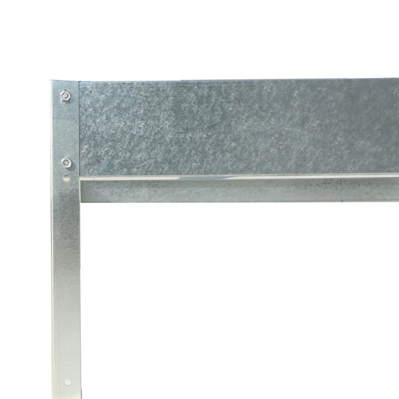Serre en polycarbonate, H 96,8 po x l 75,2 po x P 123,2 po, Argent argent