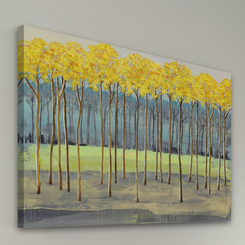 «Fresh Foliage I» par Julie Joy, reproduction sur toile tendue, H 30 po x l 45 po x P 1,5 po