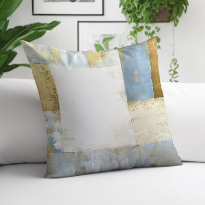 Ferris Abstract Spun Polyester Indoor/Outdoor Reversible Throw Pillow
