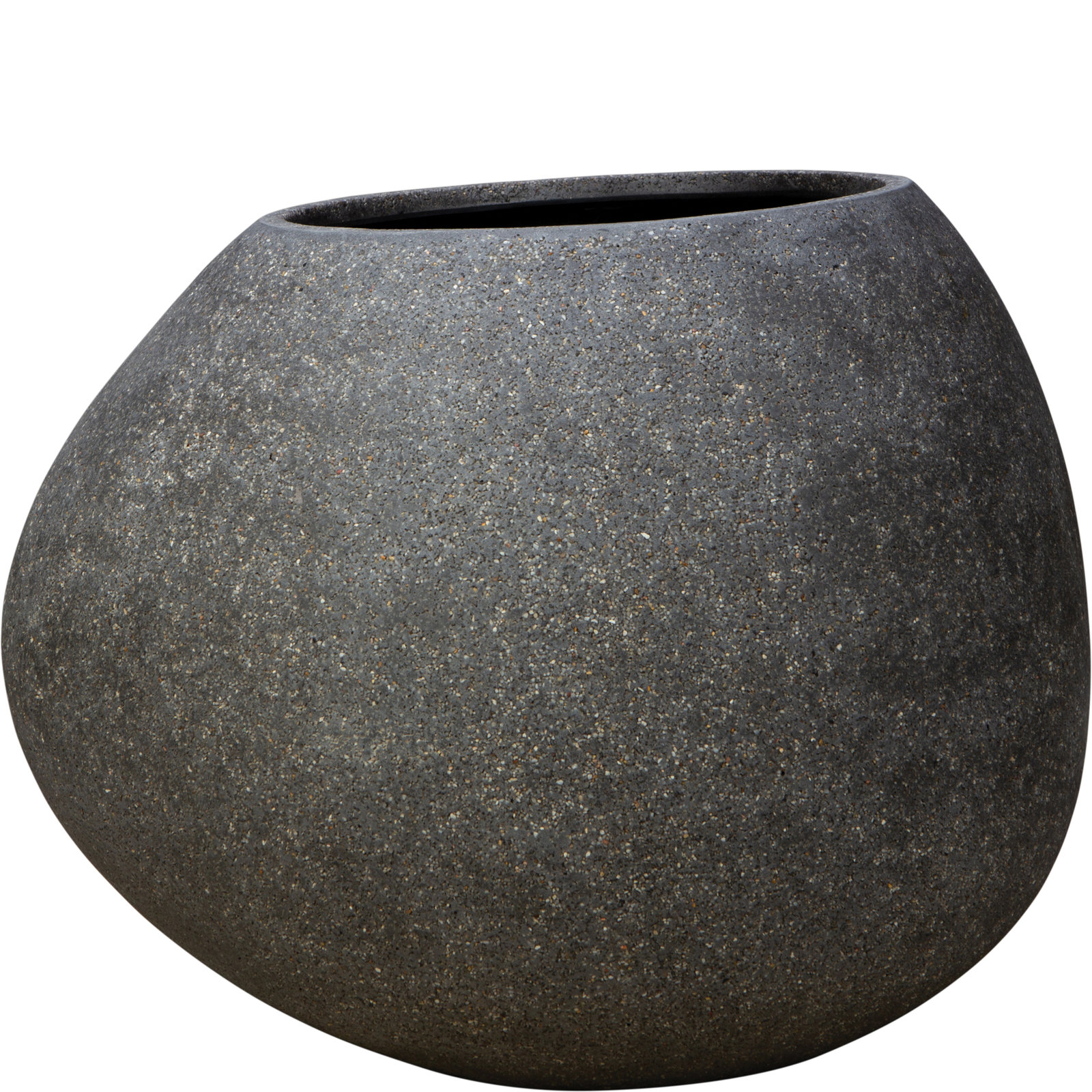 26 in. Lightweight Rock Garden Planter, Gray