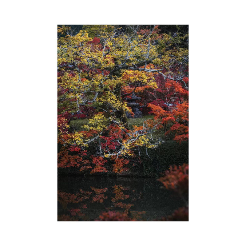 Autumn In Japan XXV by Daisuke Uematsu - Print on Canvas, Wrapped Canvas, 30.48cm H x 20.32cm W x 1.91cm D