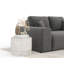 Two-seater square arms loveseat sofa-1560988676