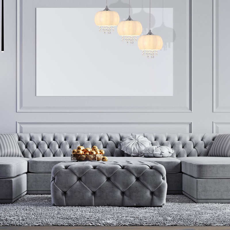 Mercer41 Pendant Lamp 3XE14 Led Chrome