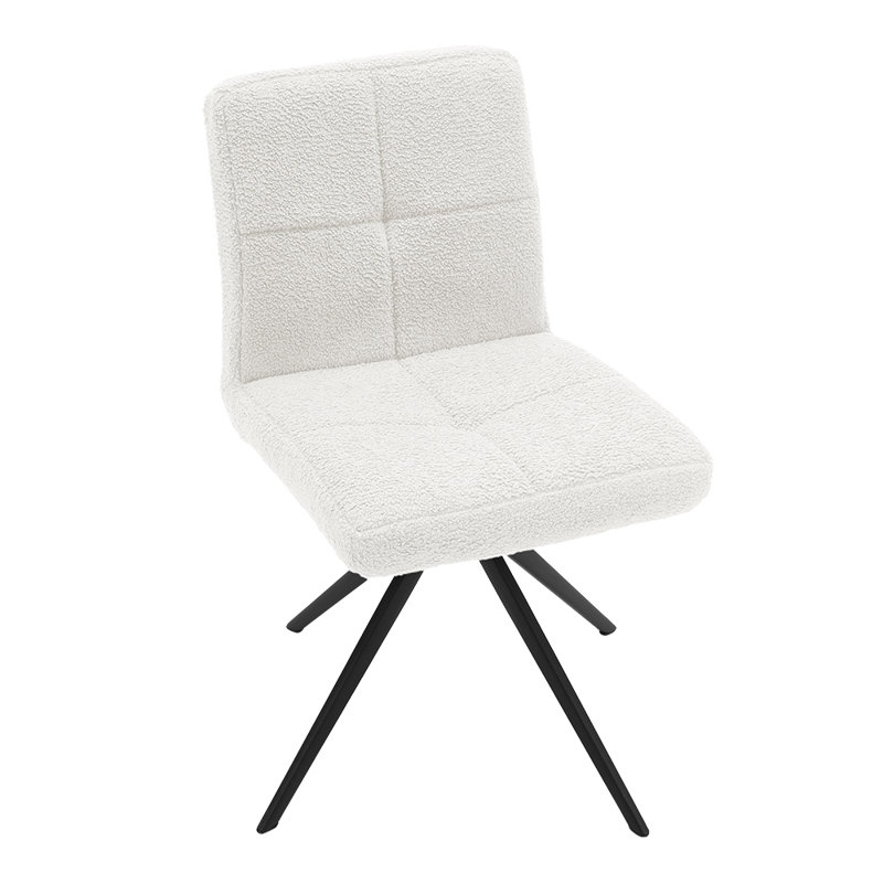 teddy dining chair, White