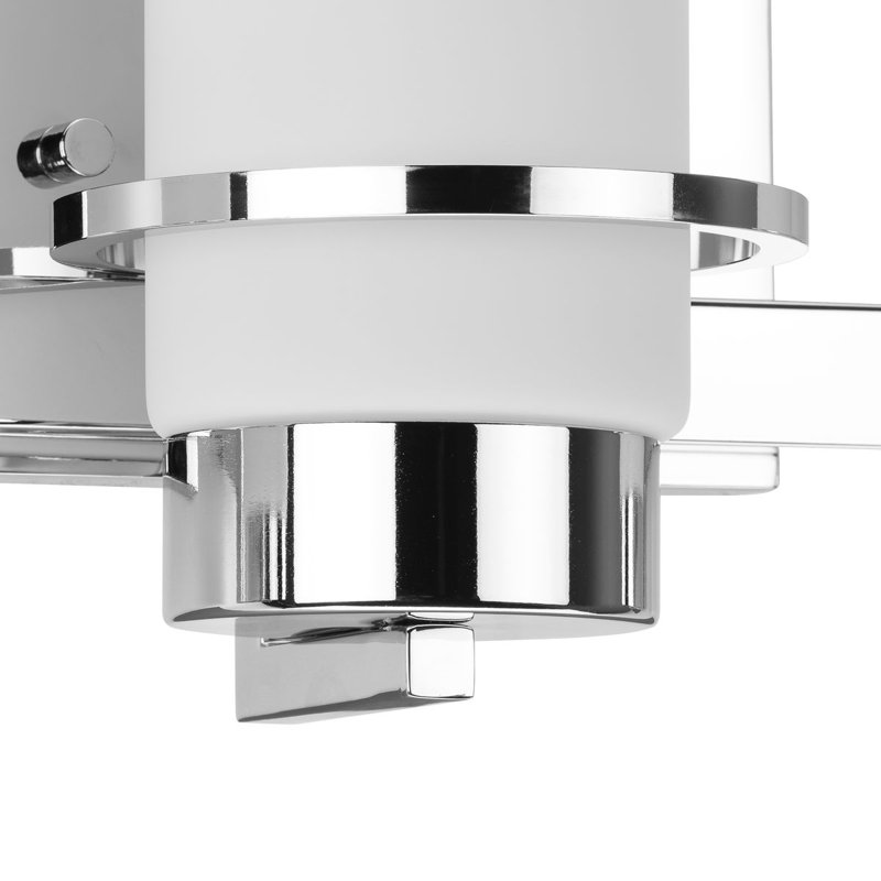 Éclairage pour meuble-lavabo à 3 lumières à intensité variable Casidee, Chrome poli