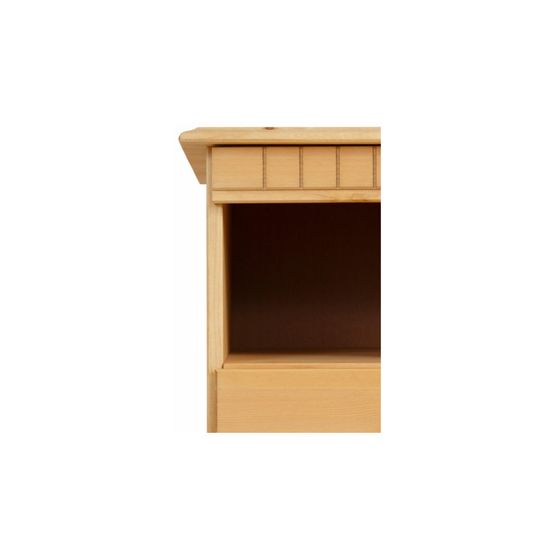 Janicki Display Cabinet, Stained/Wax