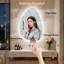 Asymmetrical Backlit Lighted Bathroom Mirror 3 Lighting Colors Defog 500X700Mm-1643151773