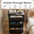 24 Inch 3 Drawer Nightstand With Melamine Surface USB Type C And US Standard Power Outlets-85879173