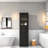 Bathroom Storage Cabinet With Glass Doors, 2 Drawers, And Adjustable Shelves-556129705