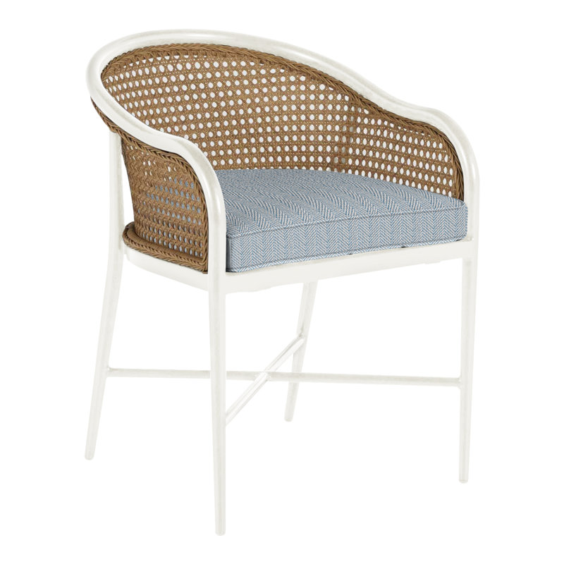 Havana Arm Chair, Chalk, Welt, Perigold Play Adobe