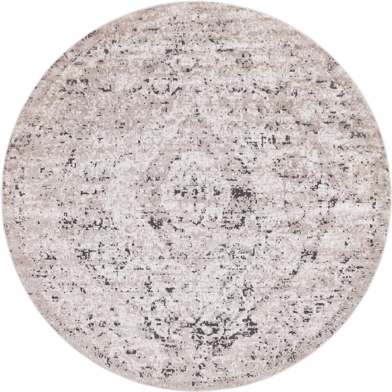 Moree Ikat Indoor Rug, Round 7'