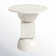 Zed Genuine Marble Pedestal End Table
