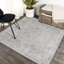 Tapis persan gris pâle rétro moderne Laxton-2116177495