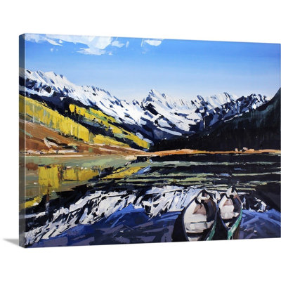 Reproduction d’art sur toile, "vail Canoe" par David Shingler