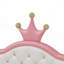Lit princesse en cuir PU avec tête de lit capitonnée-1390336655