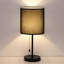 Lampe de table noire 16,3 po Federigo-1989611023