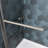 Bypass Shower Door, Sliding Door, With 5/16" Tempered Glass, Shower Door-123698702