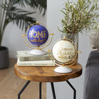 Globe moderne 2 pièces avec base en forme de dôme