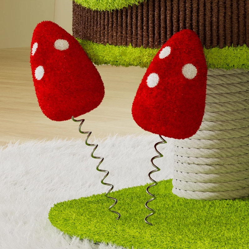 4 Tiers Cat Tree with Condons,Perch,Scratching Posts