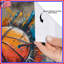 Rideaux de douche Graffiti Basketball Art-773986061