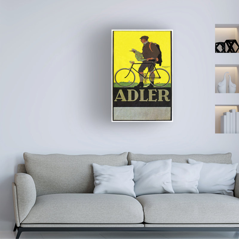 Unknown Artist Adler Bicycles Advertisement Canvas Art, 19" H x 12" W