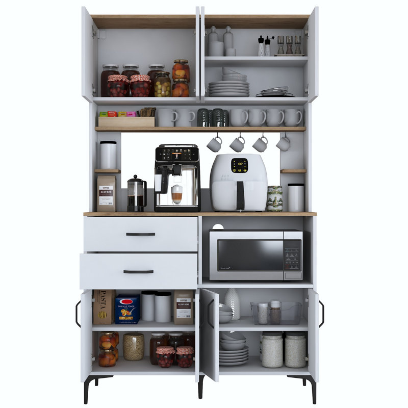 Garde-manger de 47 po de largeur pour rangement et rangement de cuisine