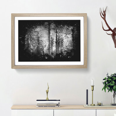 Montana Forest - Picture Frame Painting Print