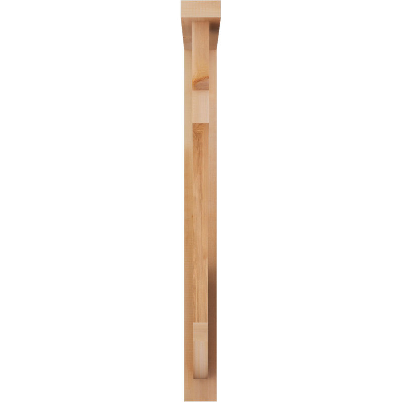 Support de bloc olympique avec entretoise décalée, 40 x 28, Cèdre rouge occidental de l 3 1/2 po (lisse)