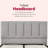 Upholstered Full Size Platform Bed Frame, Tufted Headboard-1636099225