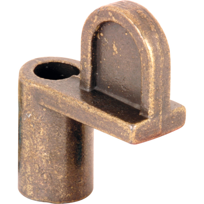 Pince à moustiquaire pour fenêtre décalée en zinc Prime-Line, Bronze, H 4,75 po x l 1,85 po x P 0,65 po