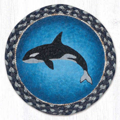  Dessous-de-plat rond imprimé Orca