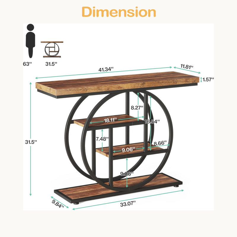Table console 41,3 po