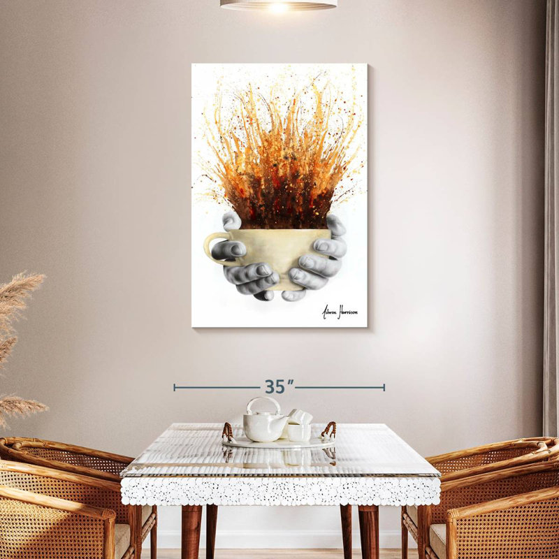 Yarlin Coffee Coffee Coffee, 45" H x 30" W