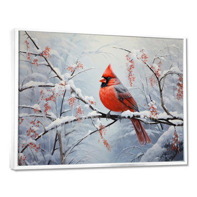 Canada, cardinal rouge, Winter Wonderland IV - impression