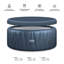 Latitude Run Alvarenga 6 Person 130 - Jet Polyvinyl Chloride (PVC) Round Inflatable Hot Tub-561090676
