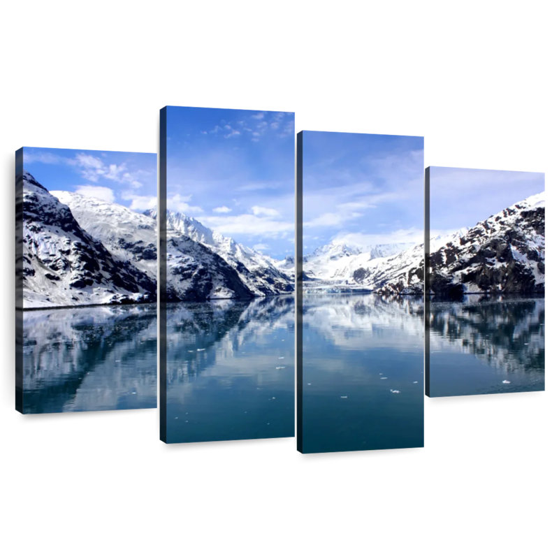 Alvord Glacier Bay, matin d'hiver, H 42 po x l 68 po