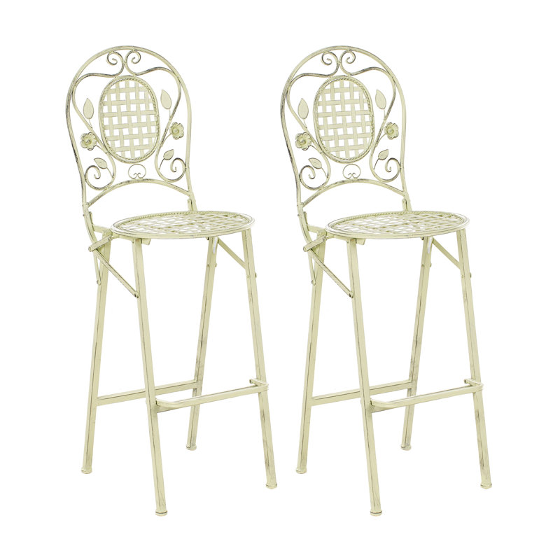 Bivio Iron Outdoor 75cm Bar Stool