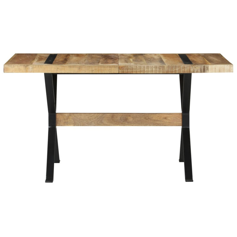 Table de salle à manger Izaak, Bois de manguier, H 29,9 po x L 55,1 po x l 27,5 po