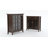 Acadian Solid Wood Transitional Low Storage Cabinet with Glass Doors and Adjustable Shelves-1127819324-1205136826