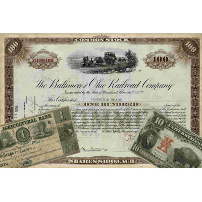 Certificat de stock antique III