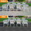 27Pcs Coffee Colour PE Plastic Interlocking Patio Deck Tiles-109477010